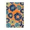 World Rug Gallery Almeria Modern Floral Flowers Indoor/Outdoor Area Rug 5' x 7' Multi 8016MULTI5X7 - alternate 2